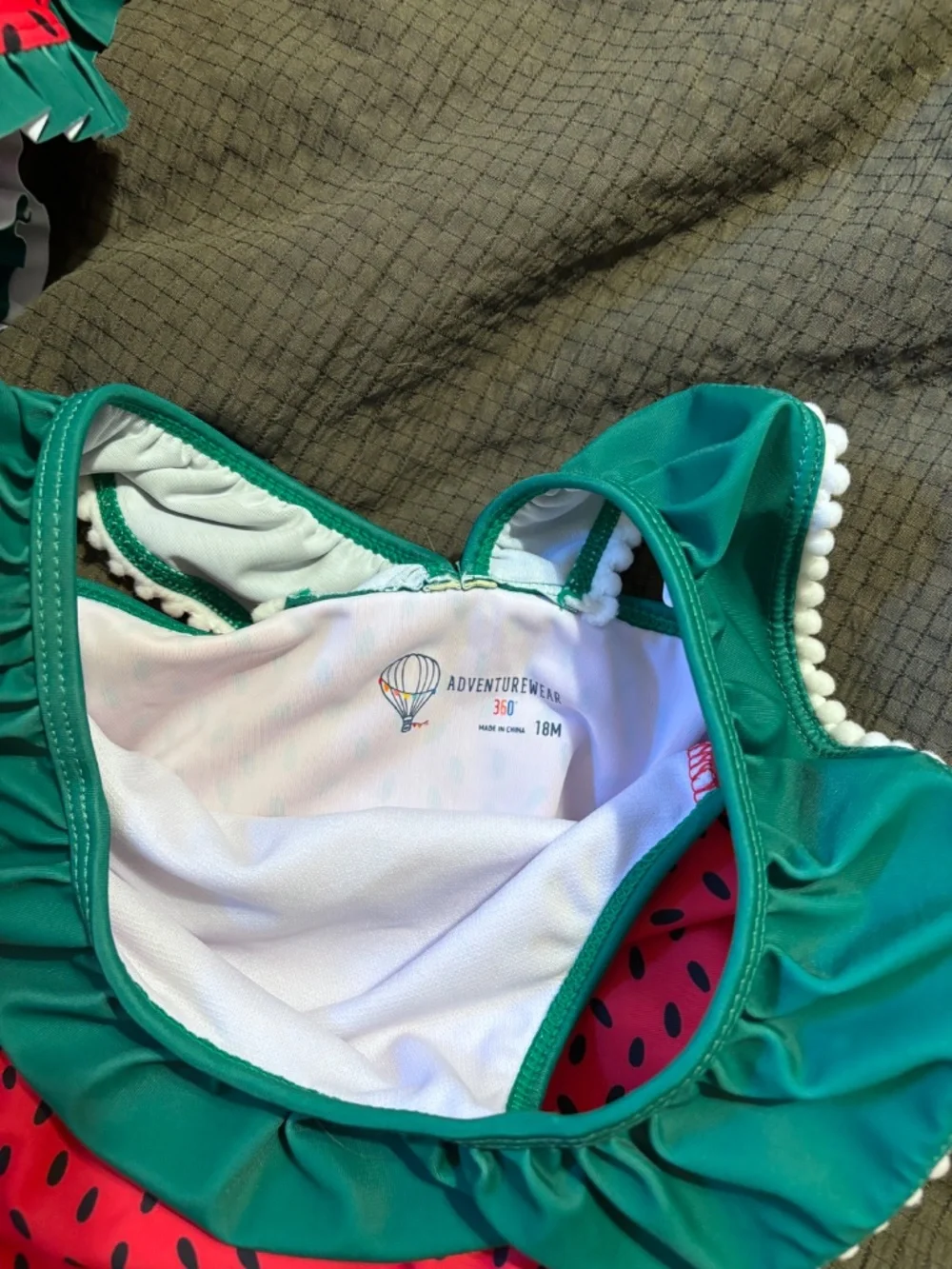 NWOT Toddler Watermelon Swimsuit